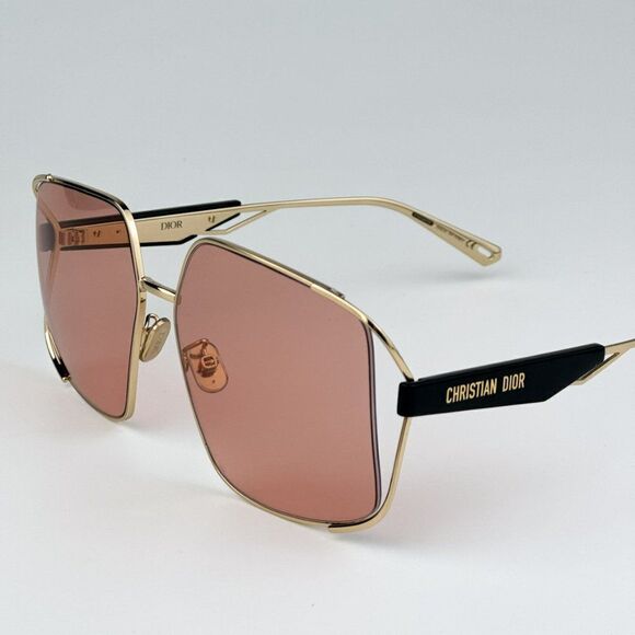 NEW Dior ARCHIDIOR S1U  B0E0 Gold Pink Women Oversized Square Sunglasses main image 7